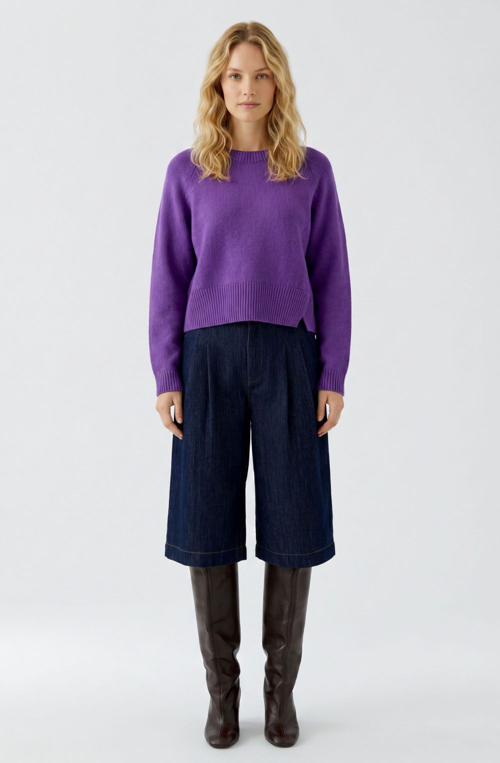 Violet Knit Jumper