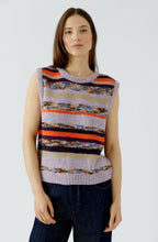 Lilac Striped Knit Slip Over