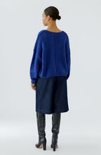 Royal Blue V-Neck Relaxed Jumper