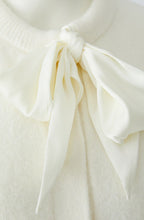 Gardenia Bow Detailed Knit Cardigan