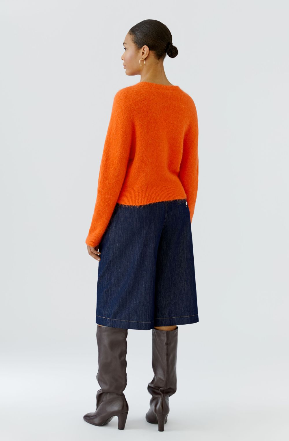 Orange Soft Knit Jumper