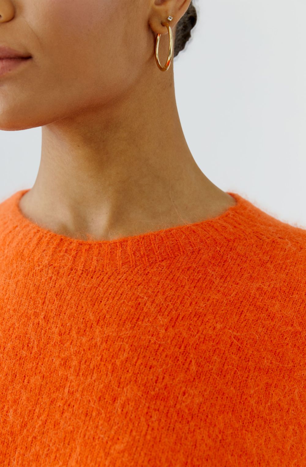 Orange Soft Knit Jumper