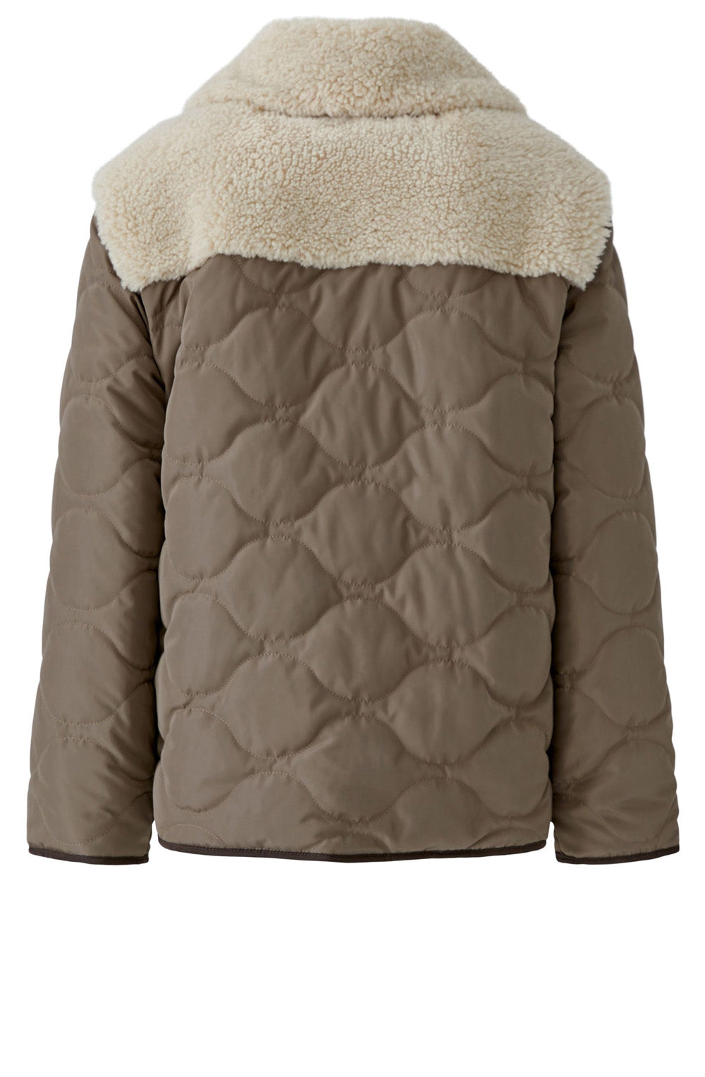 Light Stone and Brown Reversible Jacket
