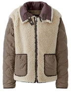 Light Stone and Brown Reversible Jacket