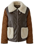 Light Stone and Brown Reversible Jacket