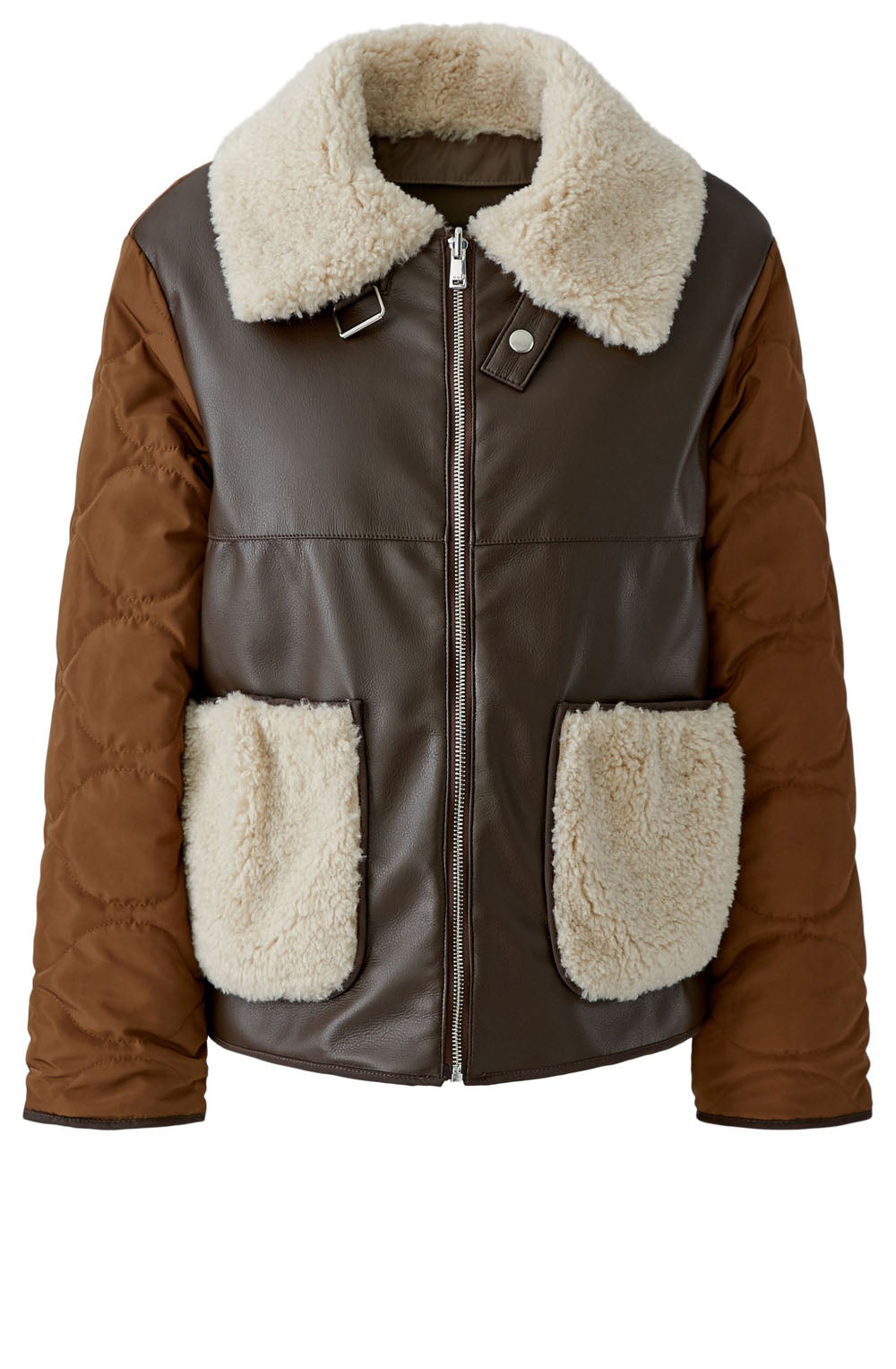 Light Stone and Brown Reversible Jacket