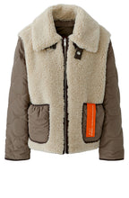 Light Stone and Brown Reversible Jacket