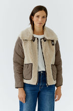 Light Stone and Brown Reversible Jacket