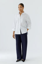 Optic White Extra Long Casual Shirt