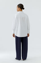 Optic White Extra Long Casual Shirt