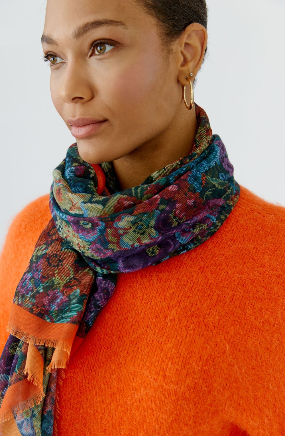 Floral Print Scarf