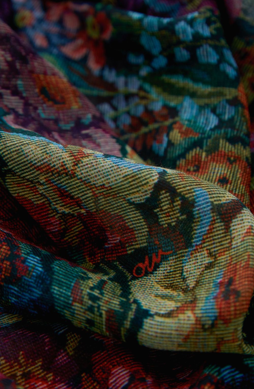 Floral Print Scarf