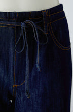 Raw Denim Wide Leg Jeans