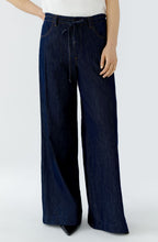 Raw Denim Wide Leg Jeans
