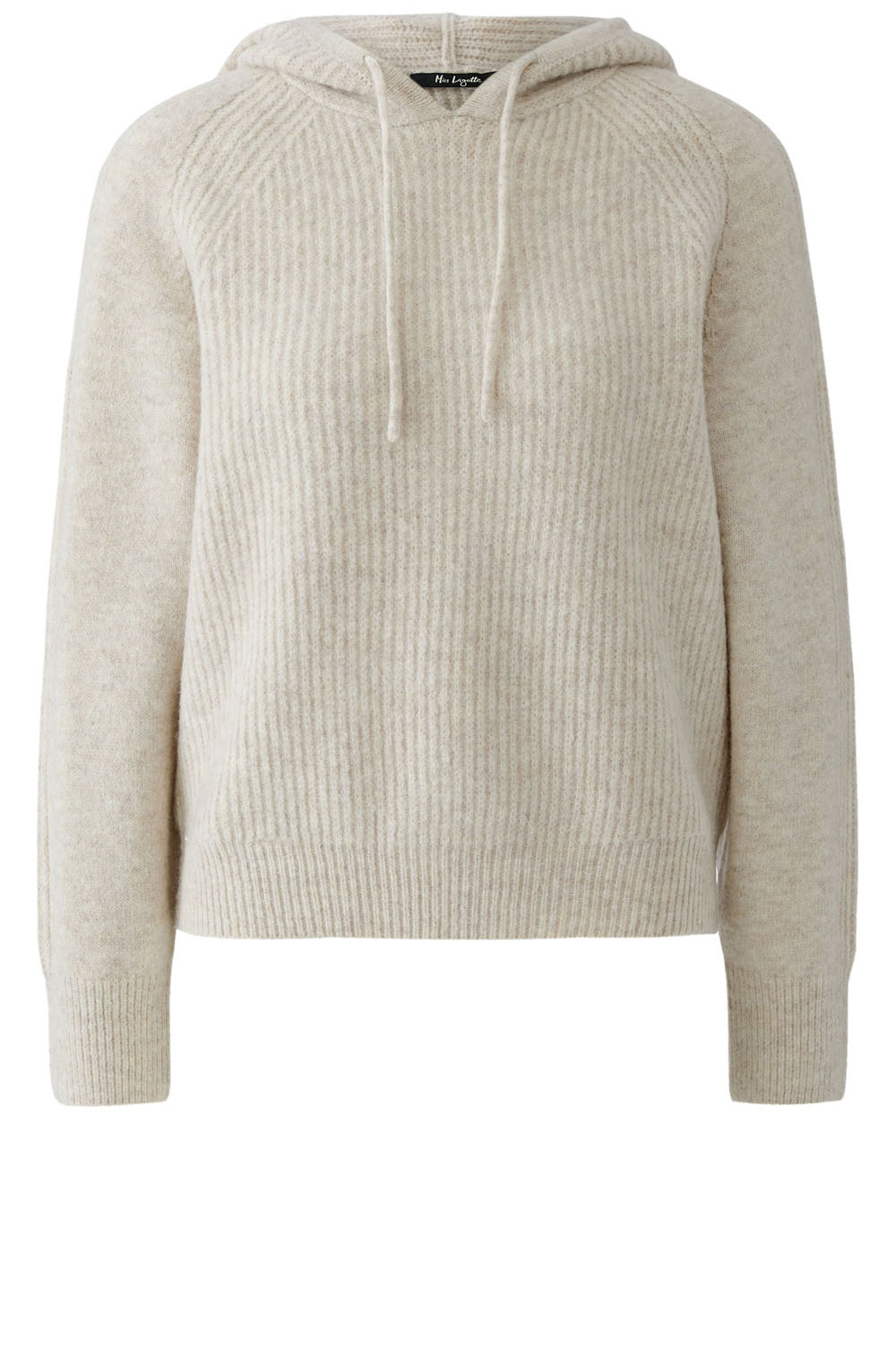Light Beige Melange Super Soft Hooded Jumper
