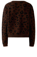 Brown Animal Print and Pink "Love" Jumper