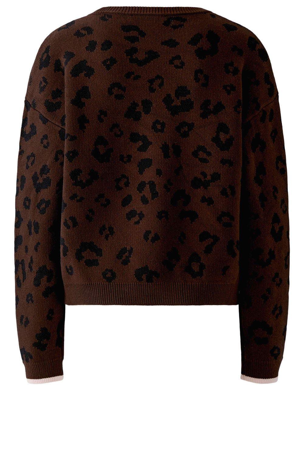 Brown Animal Print and Pink "Love" Jumper