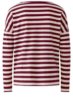 Bramble Berry and Rose Striped Relaxed Top