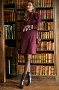 Bramble Berry Neck Tie Midi Dress