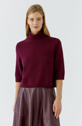 Bramble Berry High Neck Short Sleeve Jumper