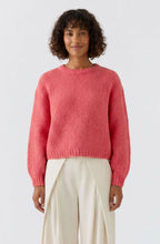 Carmine Pink Chunky Angel Knit Jumper