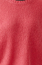 Carmine Pink Chunky Angel Knit Jumper