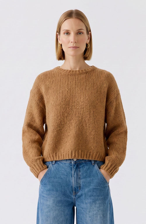 Light Rosewood Chunky Angel Knit Jumper