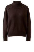 Chocolate Torte High Neck Loose Fit Jumper