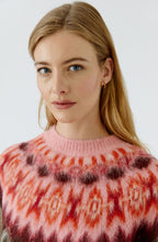 Light Brown Rose Norwegian Style Fluffy Jumper