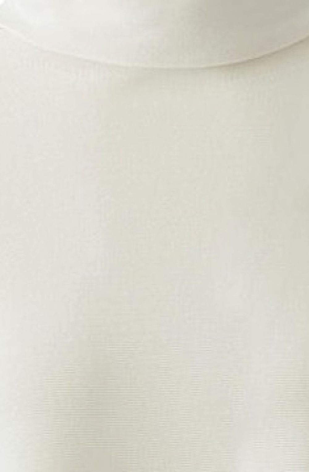 Off White Boxy Polo Neck Jumper