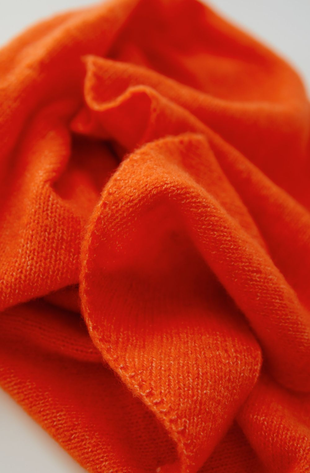 Orangeade Knitted Triangle Scarf