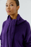 Ultra Violet Knitted Triangle Scarf