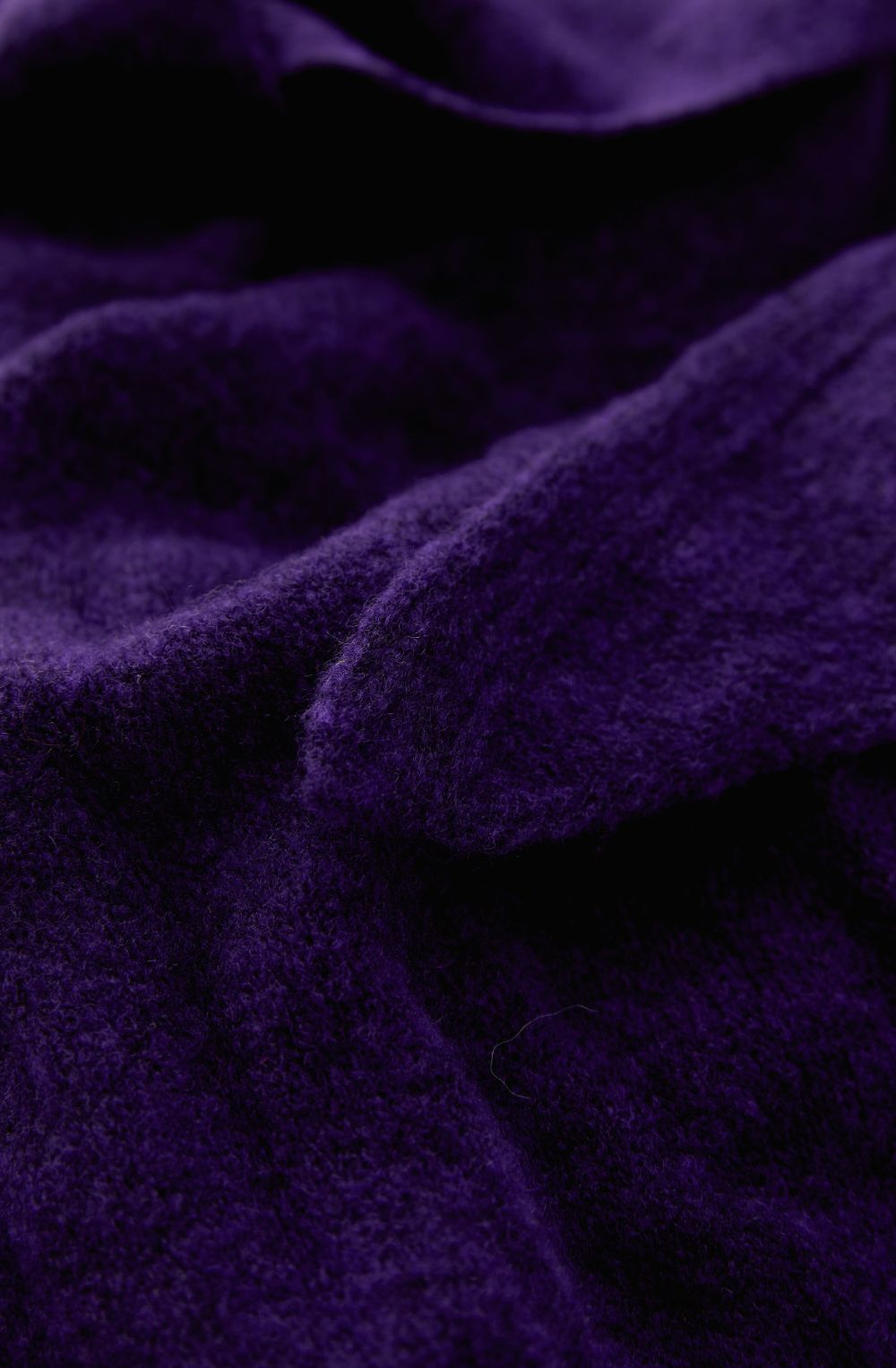 Ultra Violet Knitted Triangle Scarf