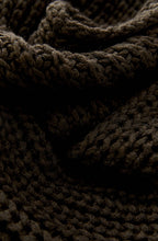 Chocolate Torte Chunky Knit Scarf