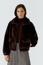 Chocolate Torte Faux Fur Jacket