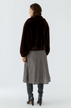 Chocolate Torte Faux Fur Jacket