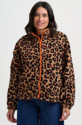 Brown Leopard Remi Fleece