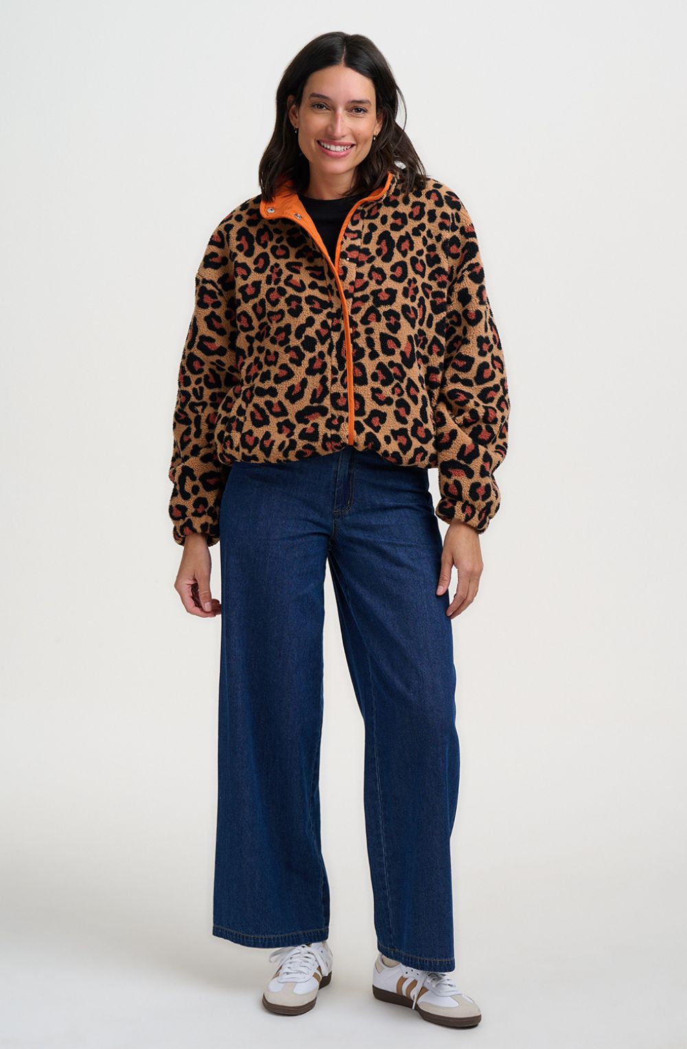 Brown Leopard Remi Fleece
