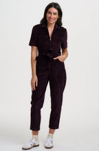 Dark Plum Meredith Corduroy Boilersuit