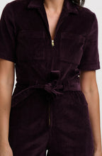 Dark Plum Meredith Corduroy Boilersuit