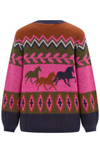 Running Horses Yvette Open Front Cardigan