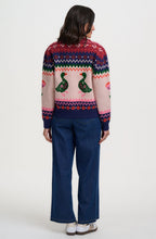 Pink Ducks Solana Knitted Bomber Jacket