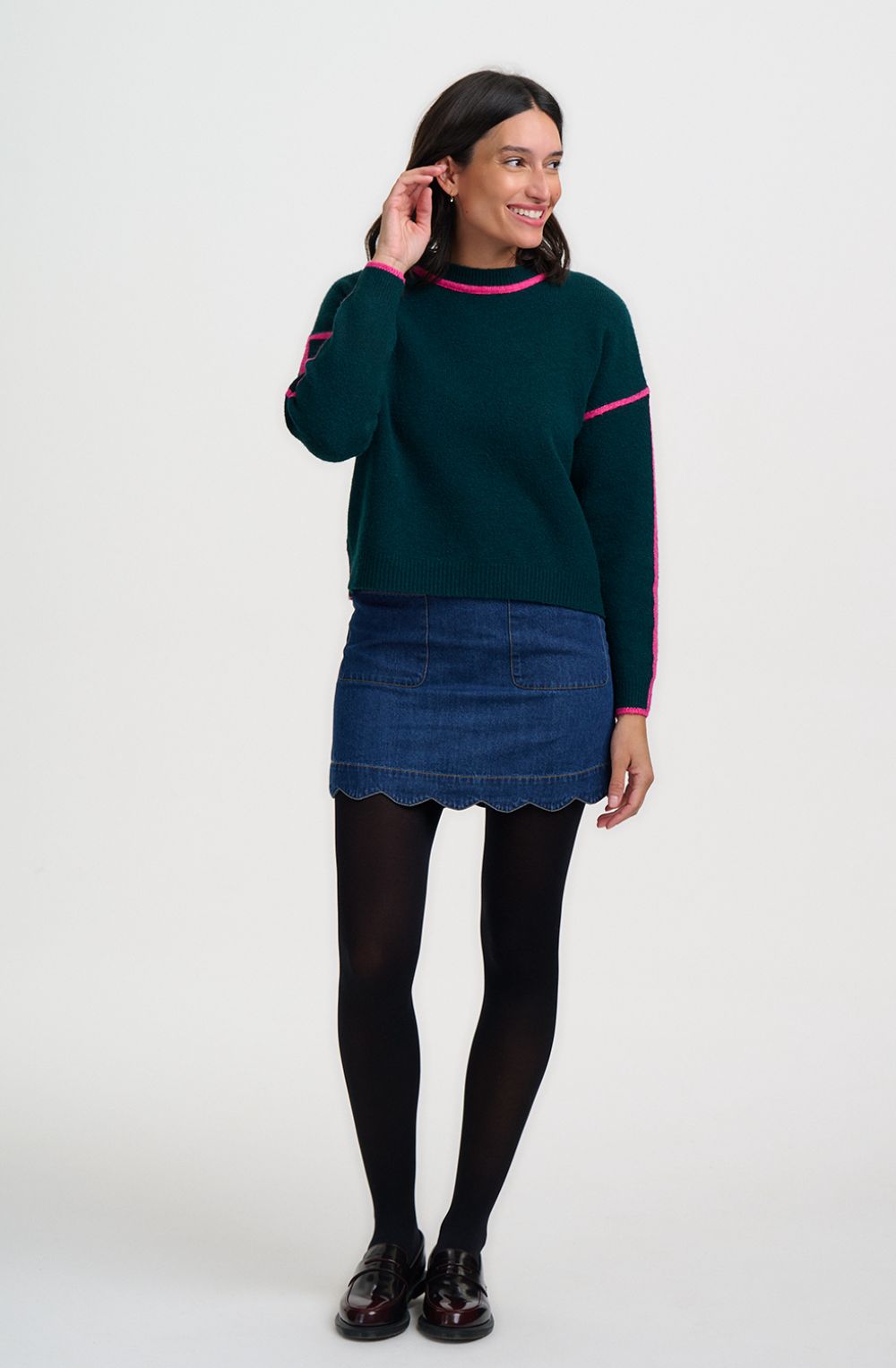 Jade Pink Rozalia Jumper