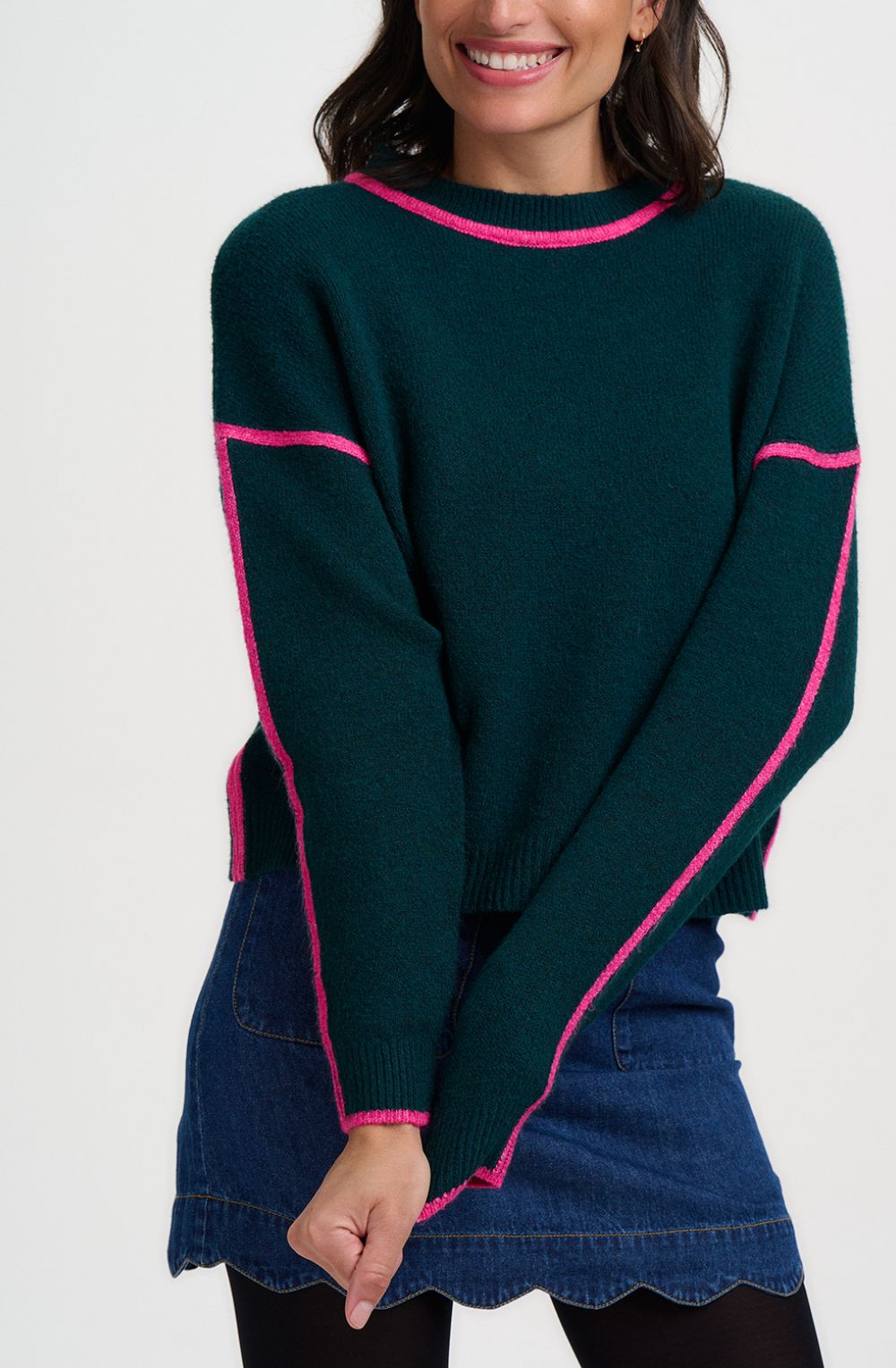 Jade Pink Rozalia Jumper