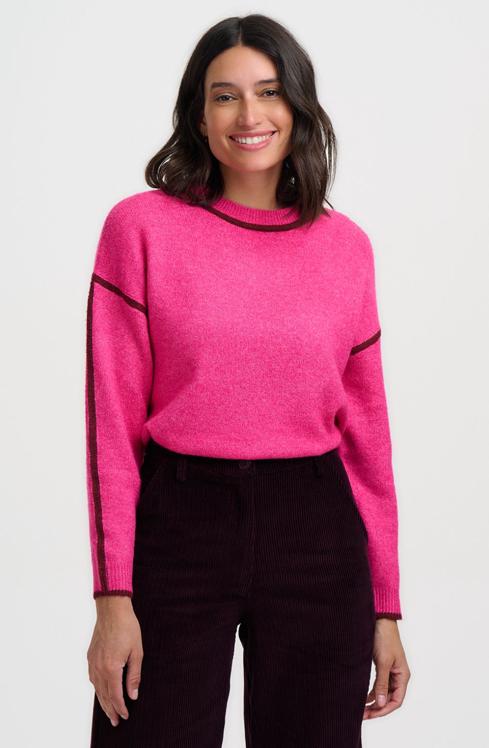 Pink Burgundy Rozalia Jumper