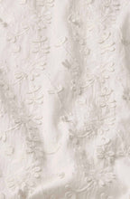 Jet Stream Appliqué Flowers Belise Ruffle Neck Blouse