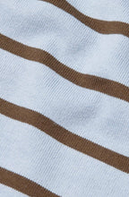 Zen Blue Striped Nurolliea Sweatshirt Jersey Dress
