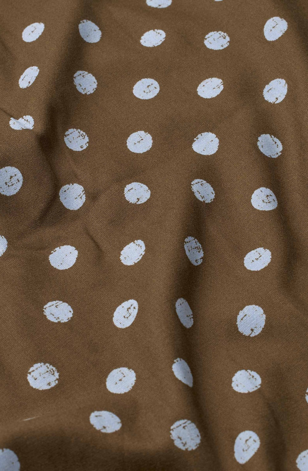 Slate Black Brown Polka Dot Nobina Dress