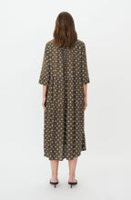 Slate Black Brown Polka Dot Nobina Dress