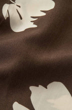 Slate Black Brown Floral Print Ilonka Shirt